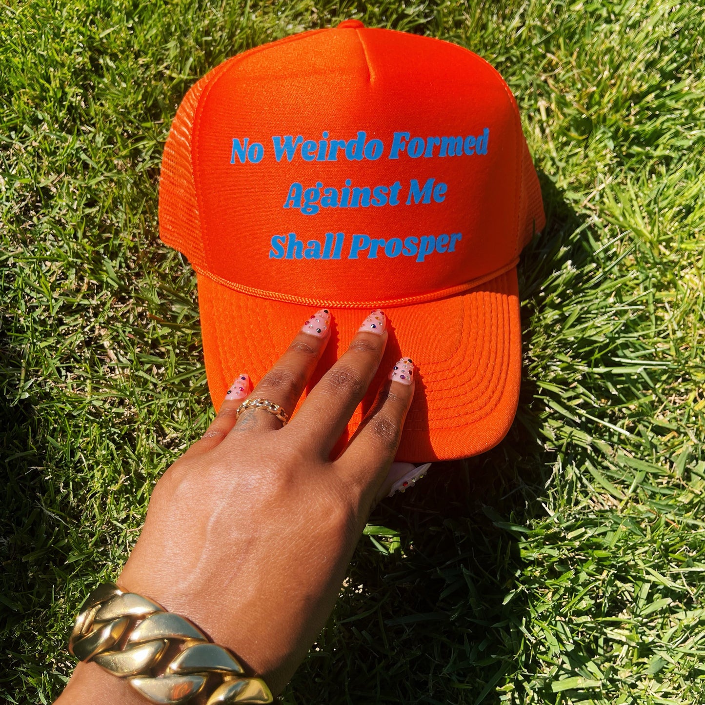 No Weirdo Trucker Hat