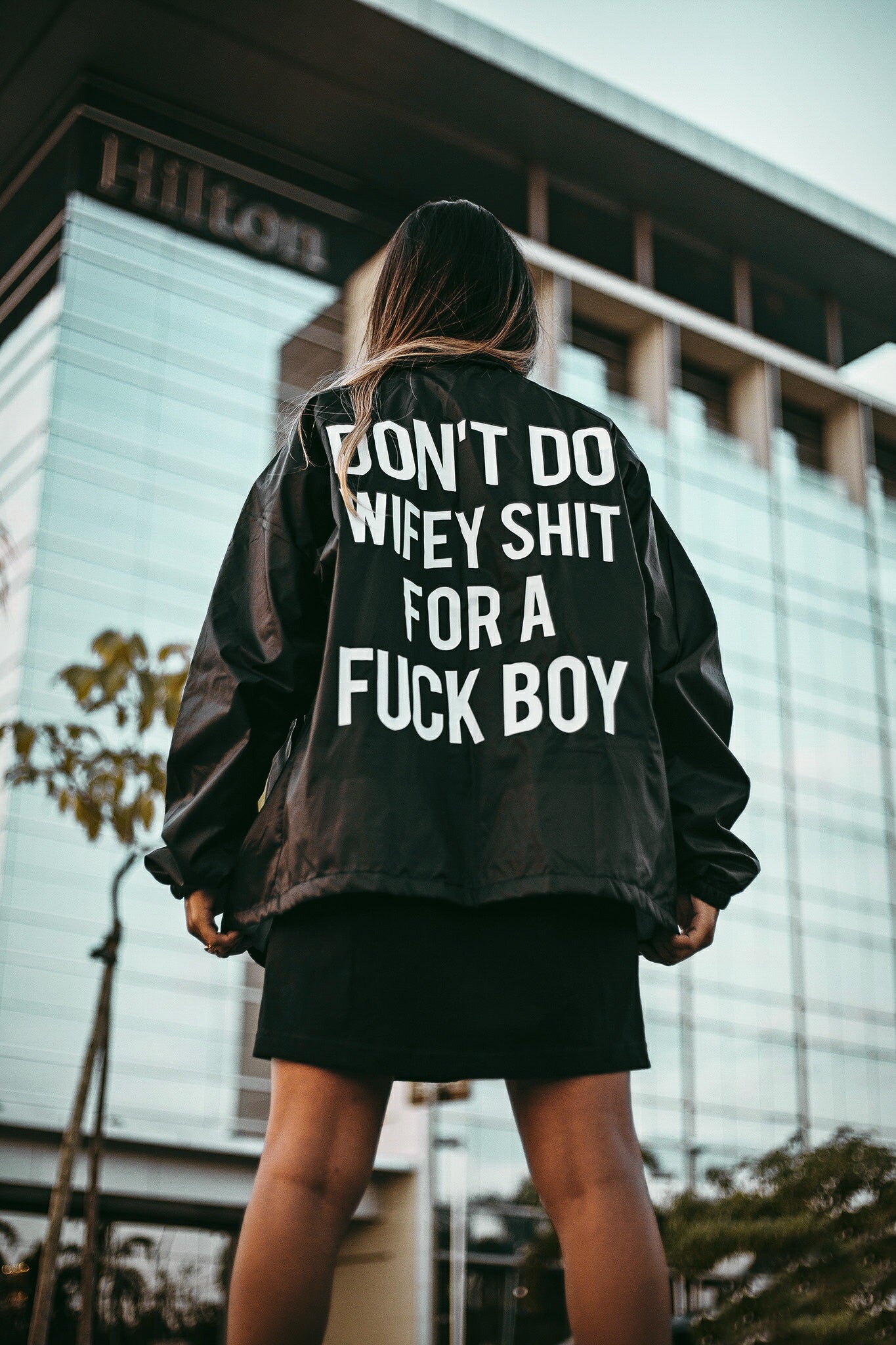 "Don't" windbreaker