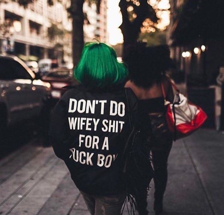 "Don't" windbreaker