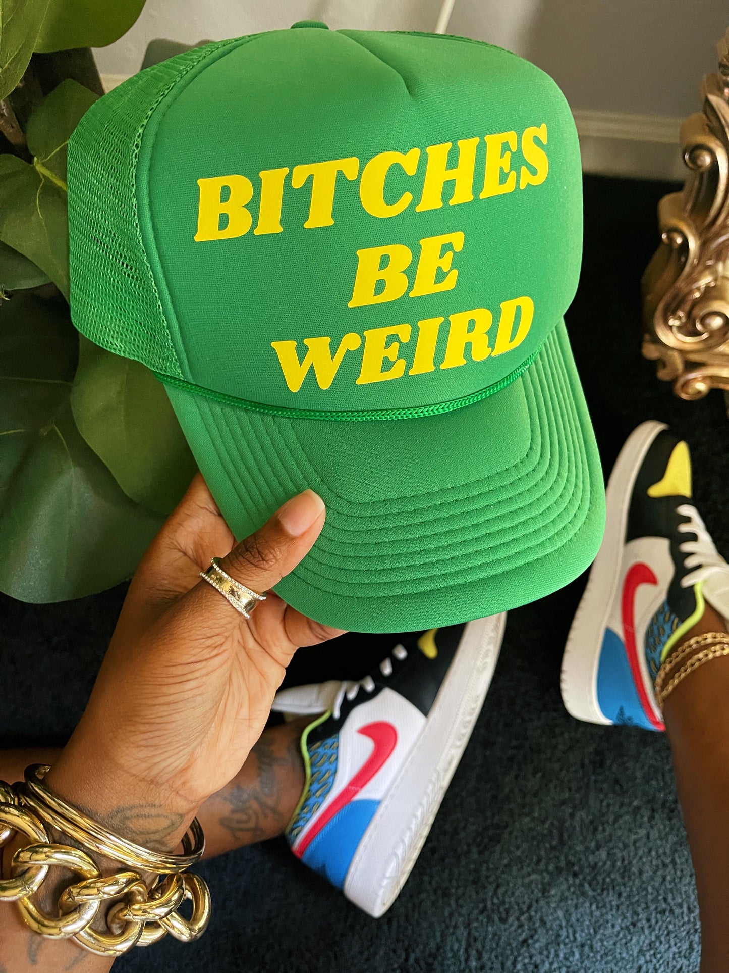 Bitches Be Weird Trucker Hat