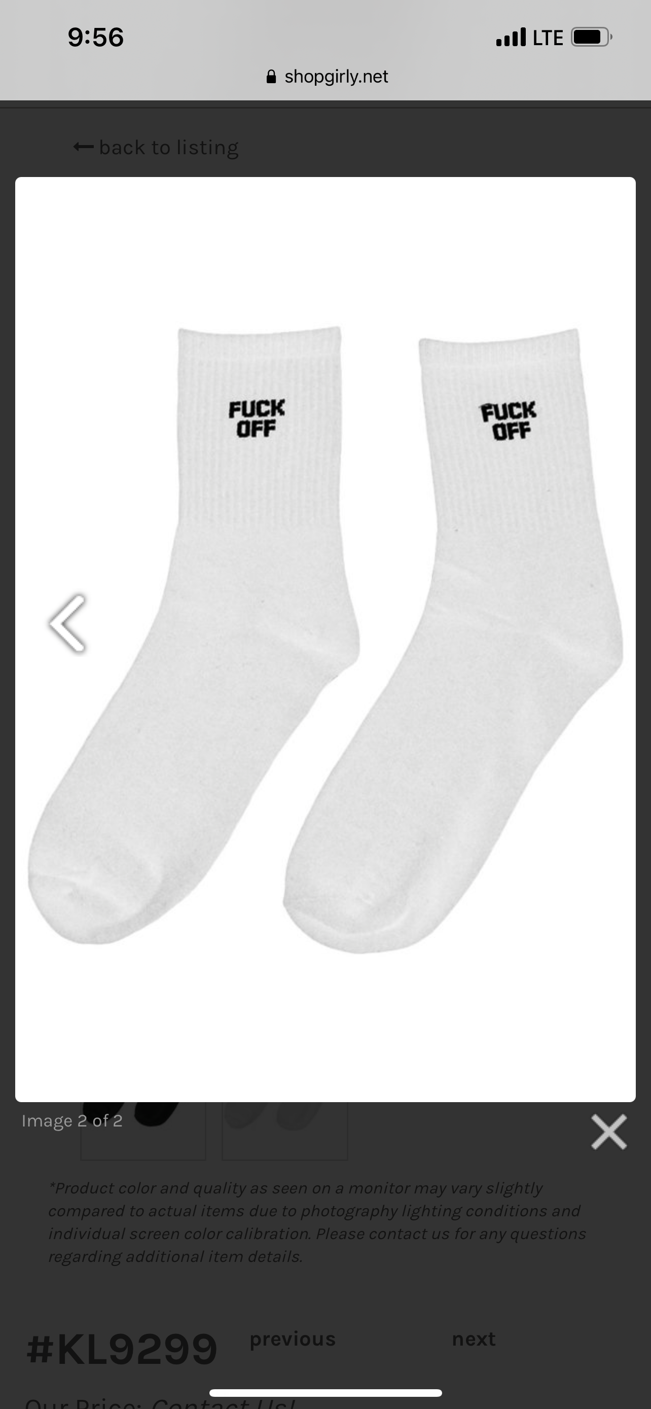 Fuck Off Socks