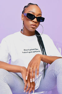Options Boyfriend Tee