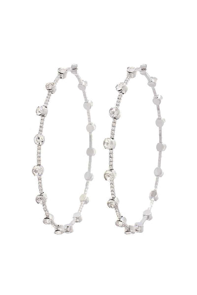 Rhinestone Hoops