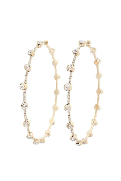 Rhinestone Hoops